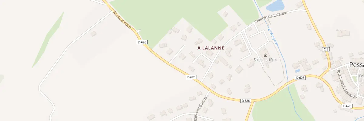 Plan du 6 Imp des Pâturages à Pessan