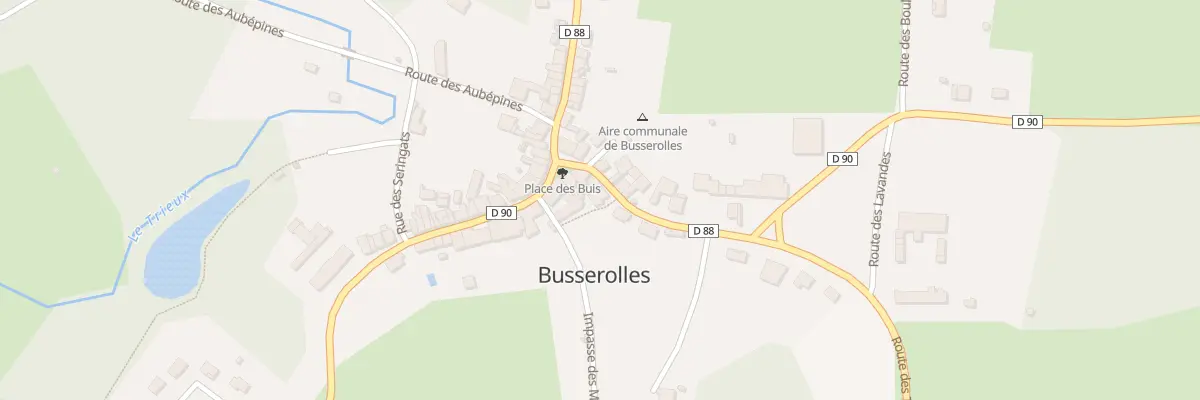 Plan du 24 Rte des Tilleuls à Busserolles