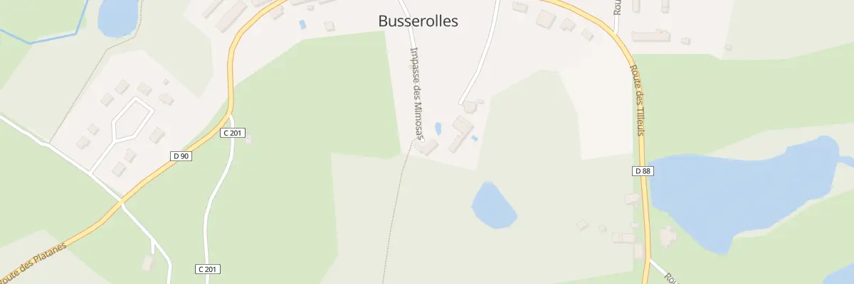 Plan du 189B Imp des Mimosas à Busserolles