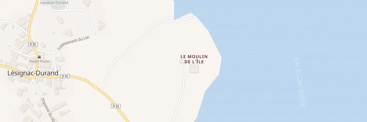 Plan du 5193 Le Moulin de l’Ile à Lésignac-Durand
