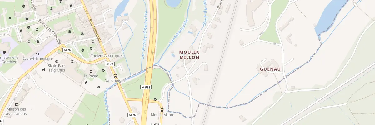 Plan du 6 Rue du Moulin Millon à La Membrolle-sur-Choisille