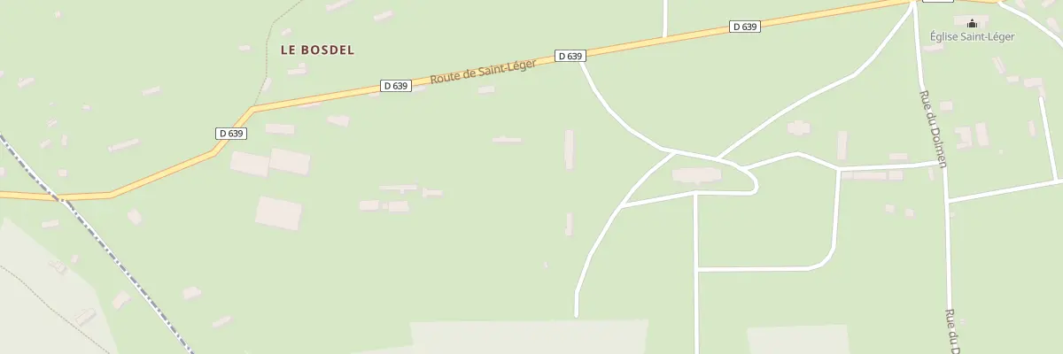 Plan du 9 Rte de Saint Leger à Saint-Léger-de-Rôtes