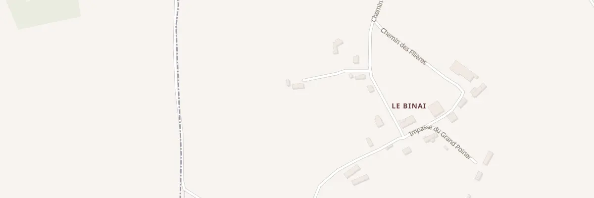 Plan du 4 Che du Binai à Crulai