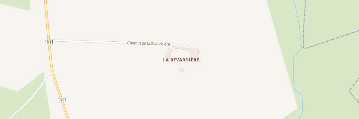 Plan du 87 La Revardiere à Feings