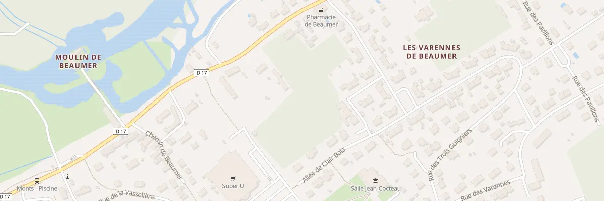 Plan du 82 Rue du Val de l’Indre à Monts