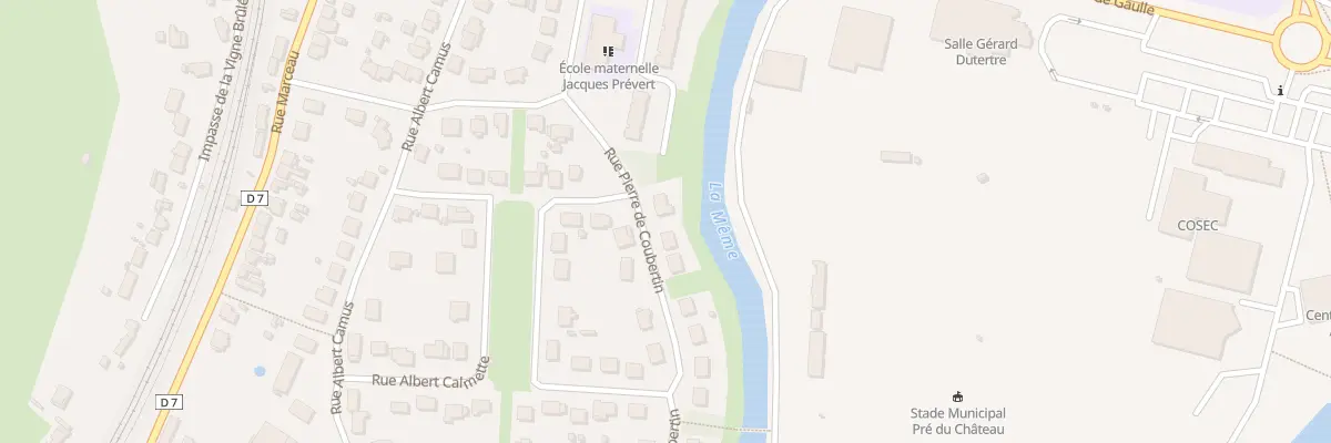 Plan du 1 Rue Pierre De Coubertin à La Ferté-Bernard
