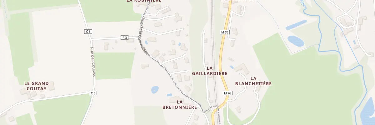 Plan du 55B Rue de la Gaillardière à Mettray