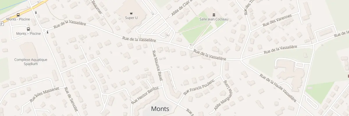 Plan du 24 Rue de la Vasselière à Monts