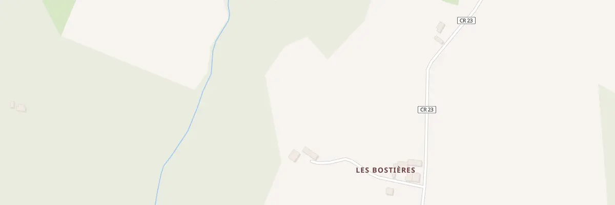 Plan du 5289 Les Bostieres à Coudrecieux