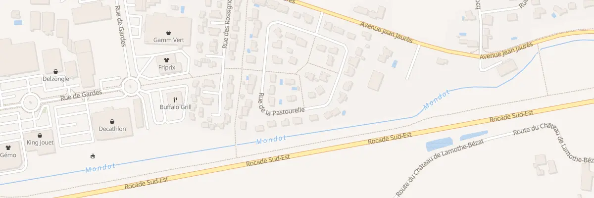 Plan du 23 Rue de la Pastourelle à Boé