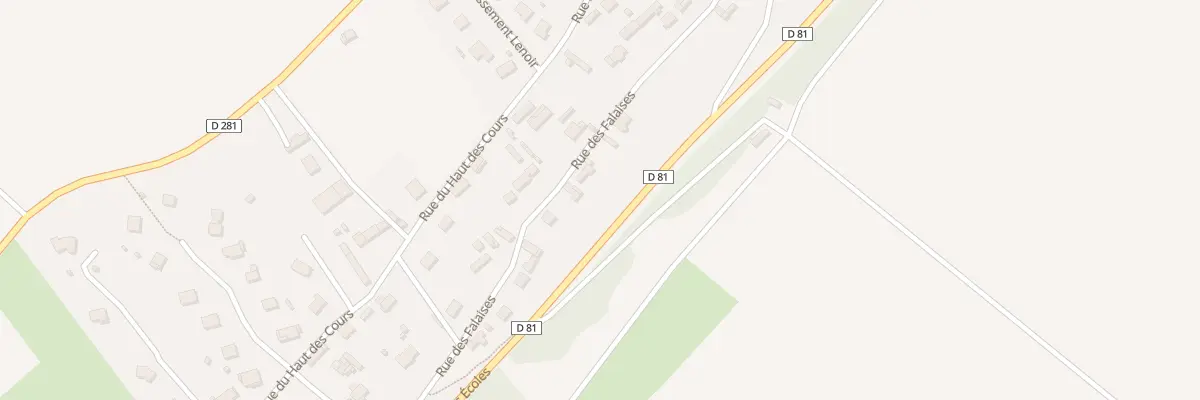 Plan du 14 Rue des Falaises à Norville
