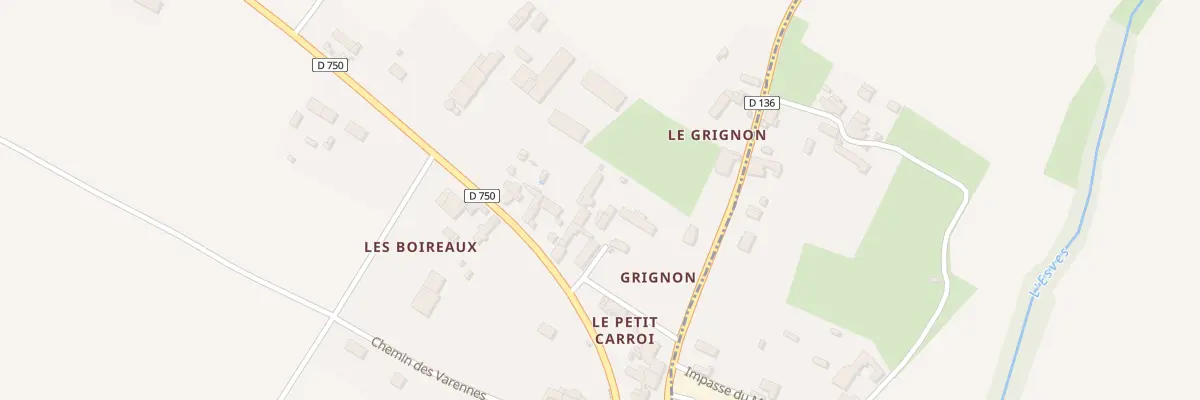Plan du 3 All du Grignon à La Celle-Saint-Avant