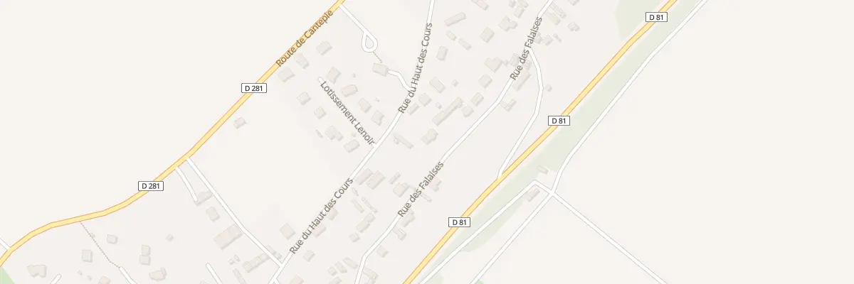 Plan du 23 Rue des Falaises à Norville