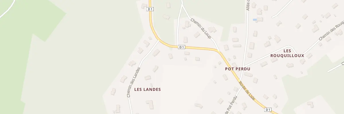 Plan du 444 Les Landes à Chancelade