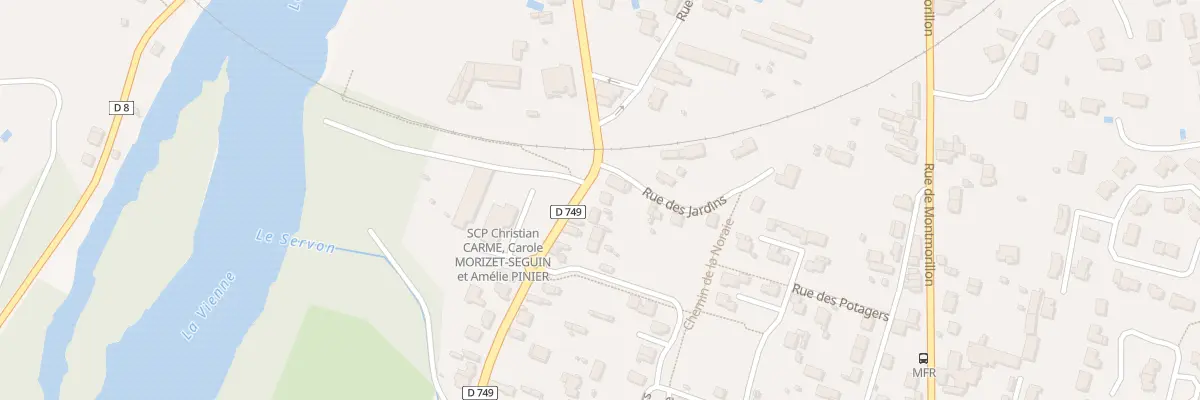 Plan du 3 Rue de Lussac à Chauvigny