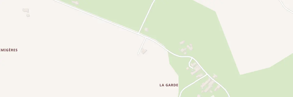 Plan du 5271 La Garde à Chenevelles