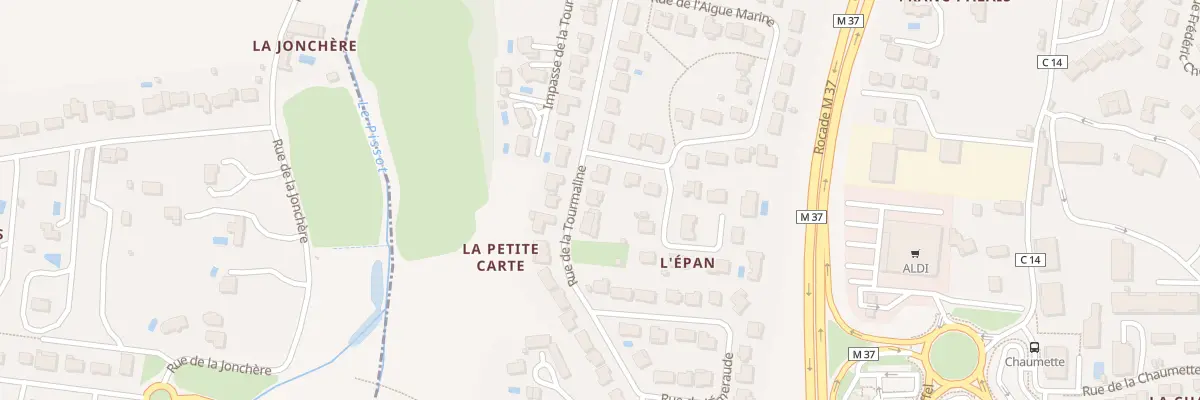 Plan du 15 Rue de la Tourmaline à Joué-lès-Tours