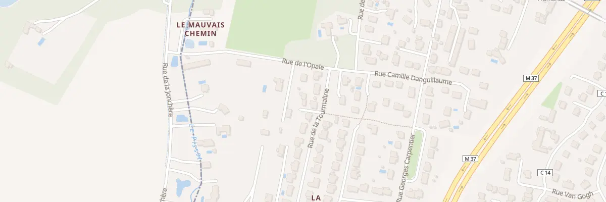 Plan du 58B Rue de la Tourmaline à Joué-lès-Tours
