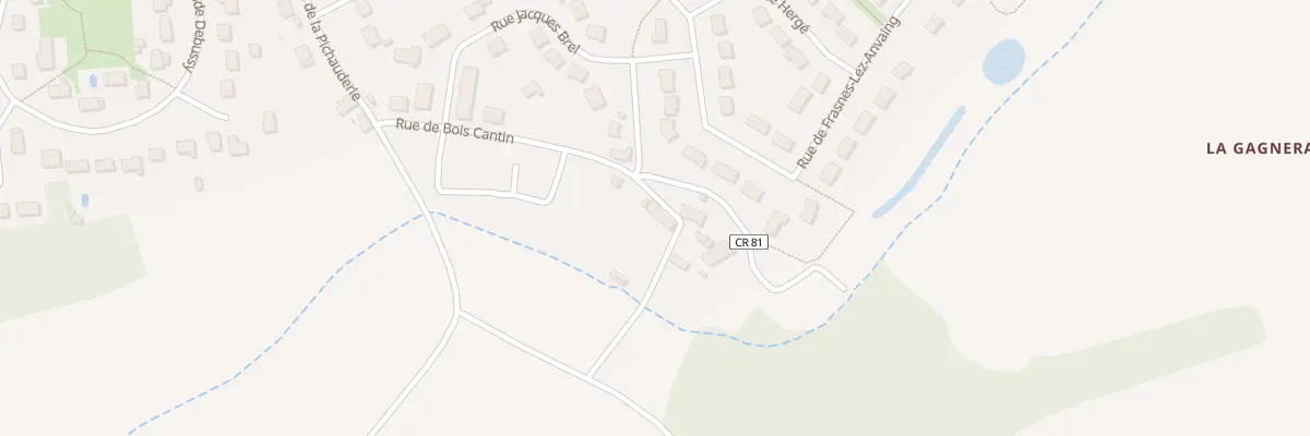 Plan du 2 Rue de Bois Cantin à Monts
