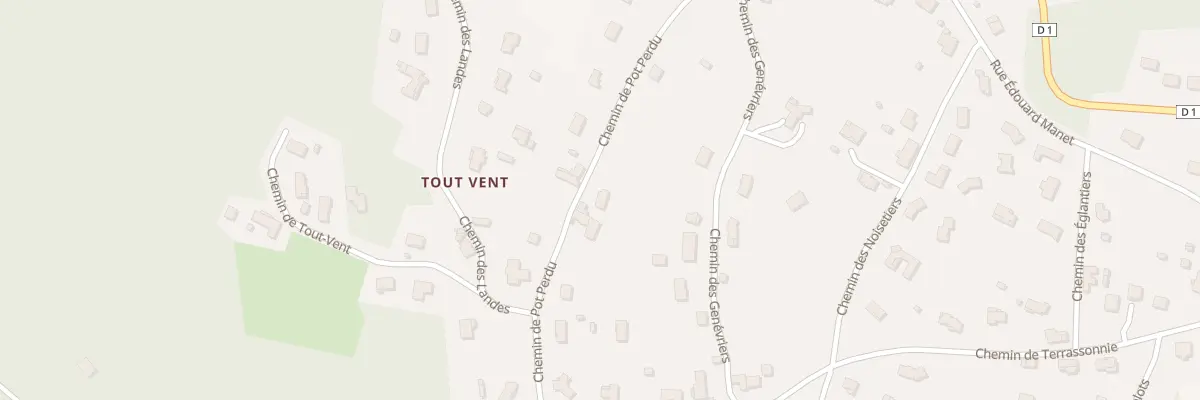 Plan du 14 Che de Pot Perdu à Chancelade