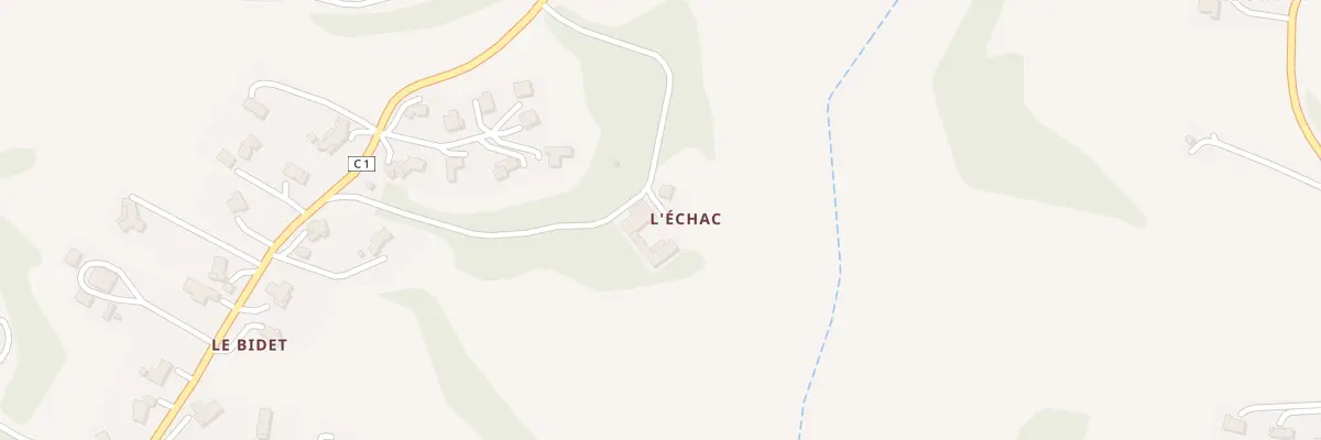 Plan du 1101 Rte de Saint-Cricq à Leboulin