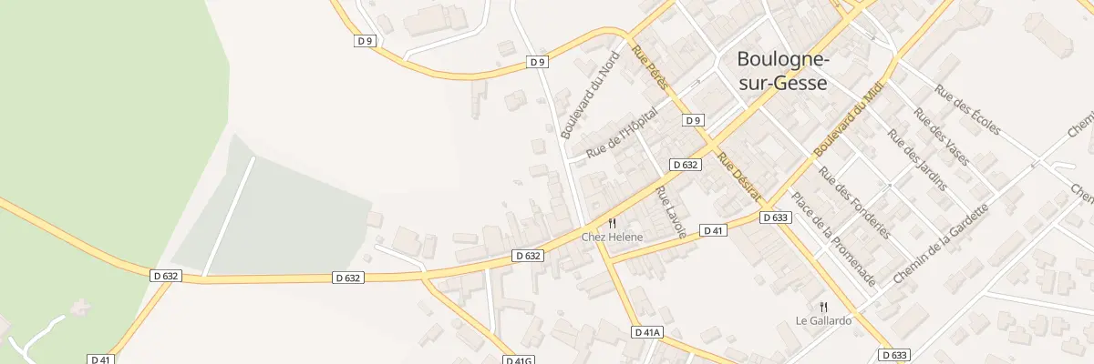 Plan du 9 Bd du Nord à Boulogne-sur-Gesse