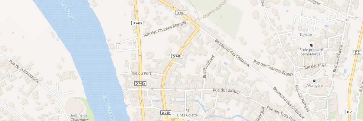 Plan du 26 Rue de Châtellerault à Chauvigny