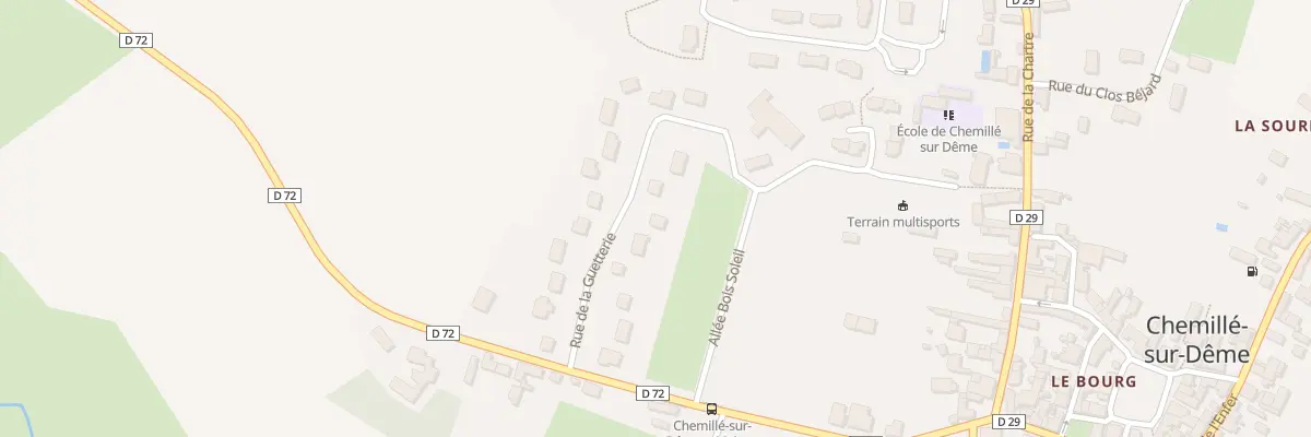 Plan du 15 Rue de la Guetterie à Chemillé-sur-Dême