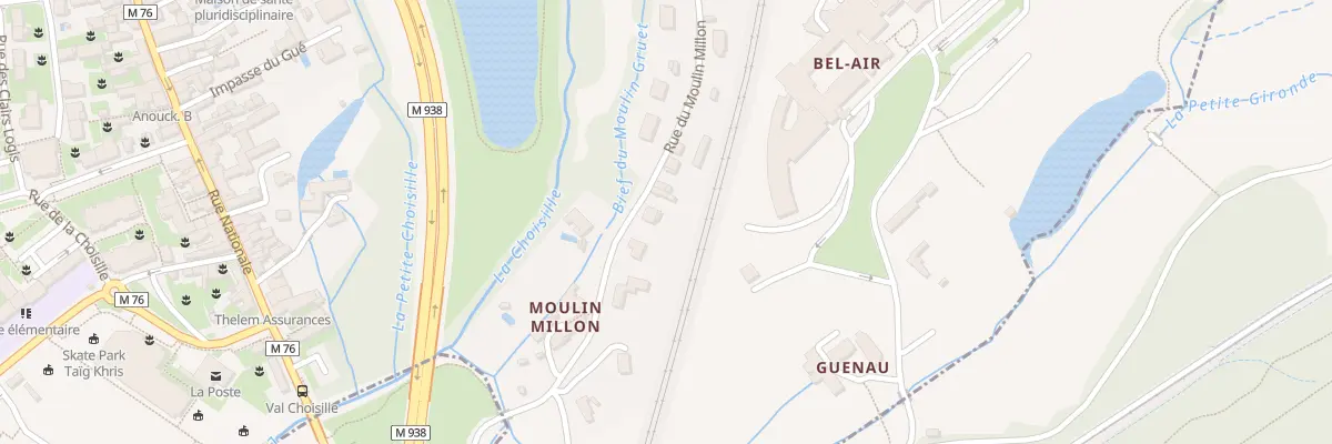 Plan du 11 Rue du Moulin Millon à La Membrolle-sur-Choisille