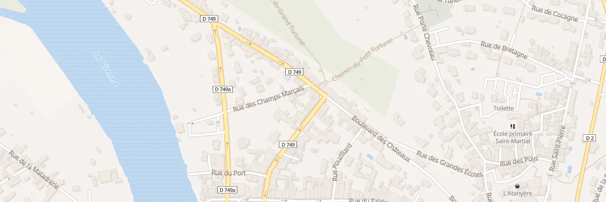Plan du 27 Rue de Châtellerault à Chauvigny