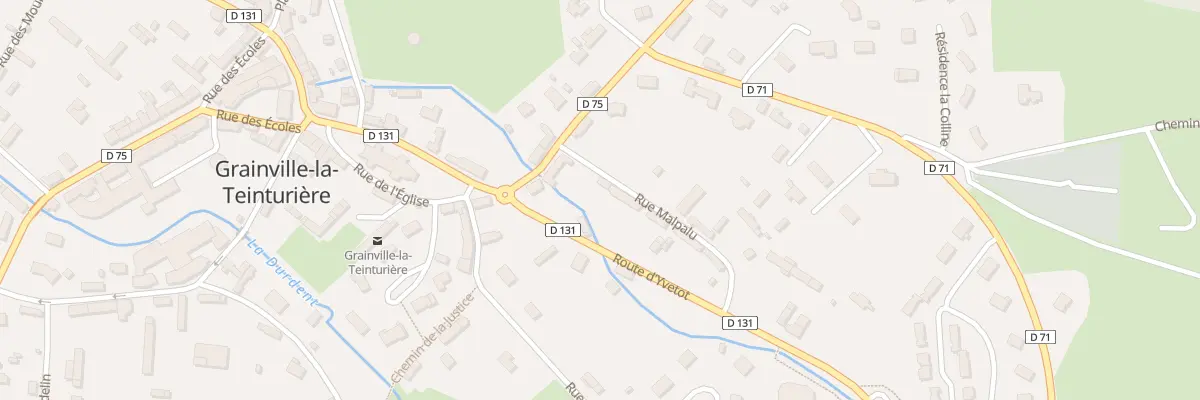 Plan du 2 Rue Malpalu à Grainville-la-Teinturière