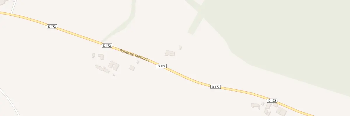 Plan du 677 Rte de Mirepoix à Sainte-Christie