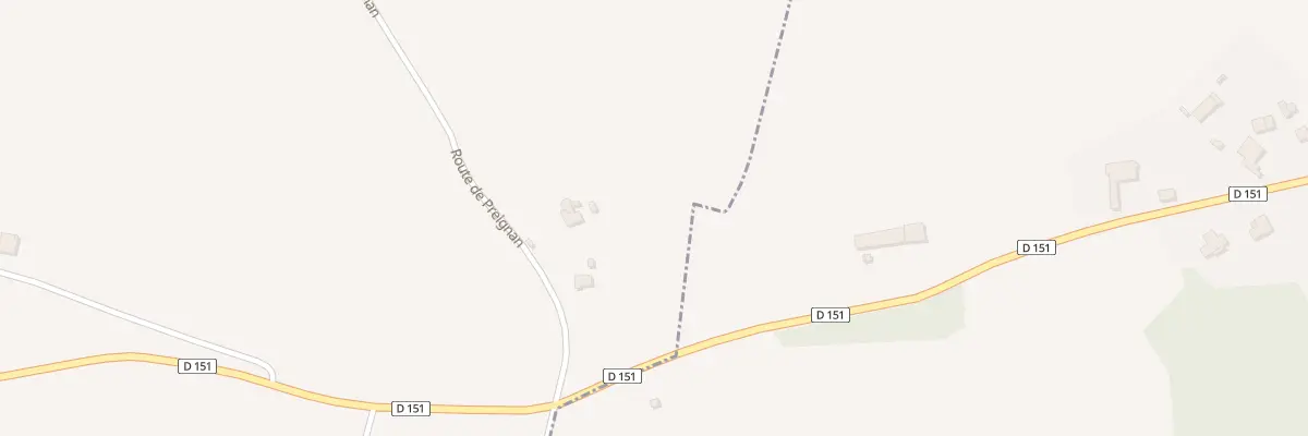 Plan du 1365 Rte de Preignan à Sainte-Christie
