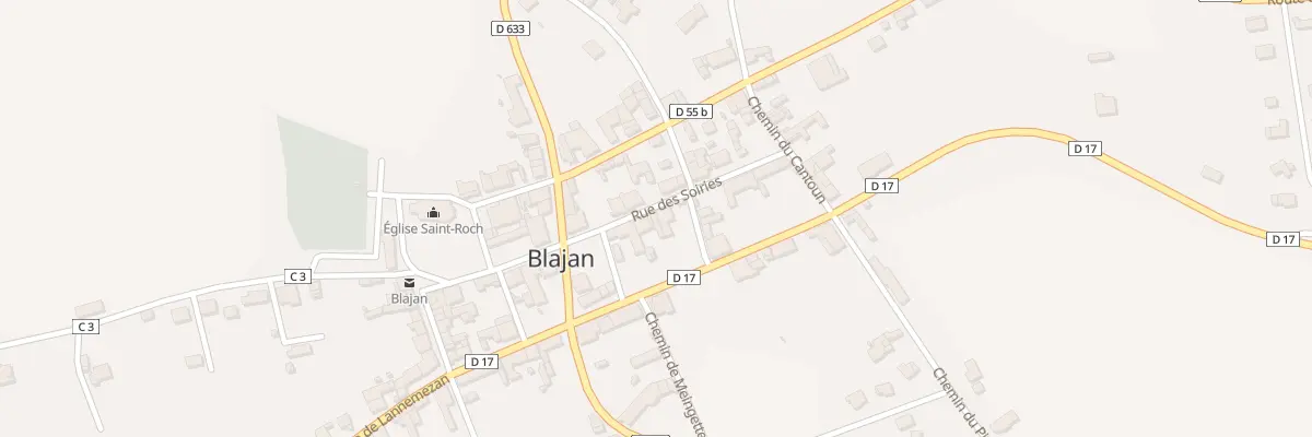 Plan du 6 Rue des Soieries à Blajan