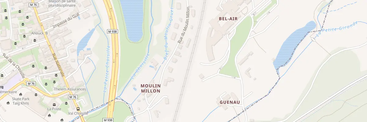 Plan du 13 Rue du Moulin Millon à La Membrolle-sur-Choisille