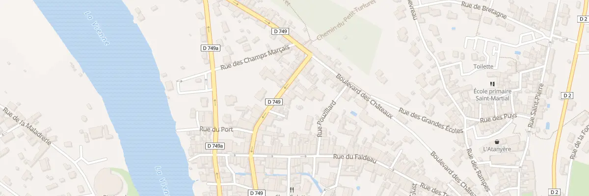 Plan du 32 Rue de Châtellerault à Chauvigny