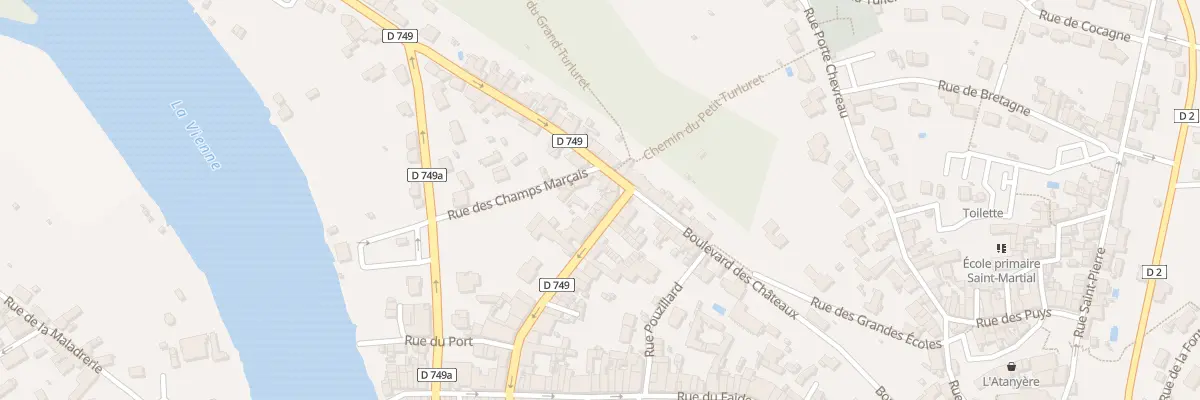 Plan du 31 Rue de Châtellerault à Chauvigny