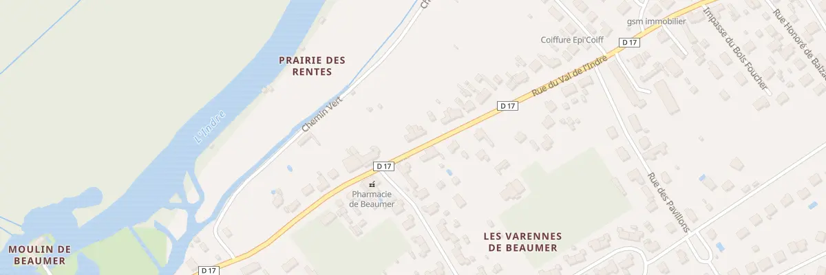 Plan du 15 Rue du Val de l’Indre à Monts