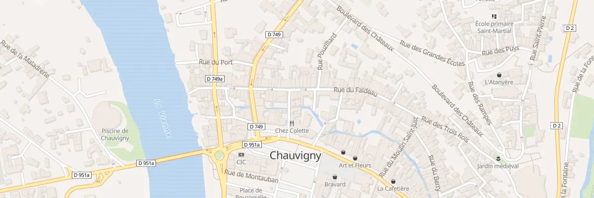 Plan du 18 Rue Faideau à Chauvigny