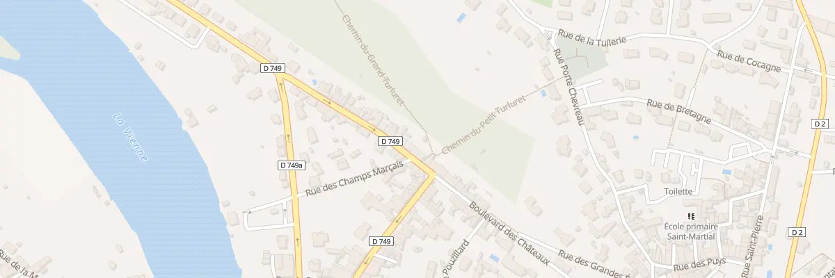 Plan du 10 Av du Moulin des Dames à Chauvigny