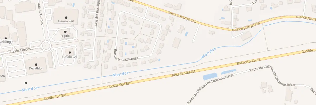 Plan du 46 Rue de la Pastourelle à Boé