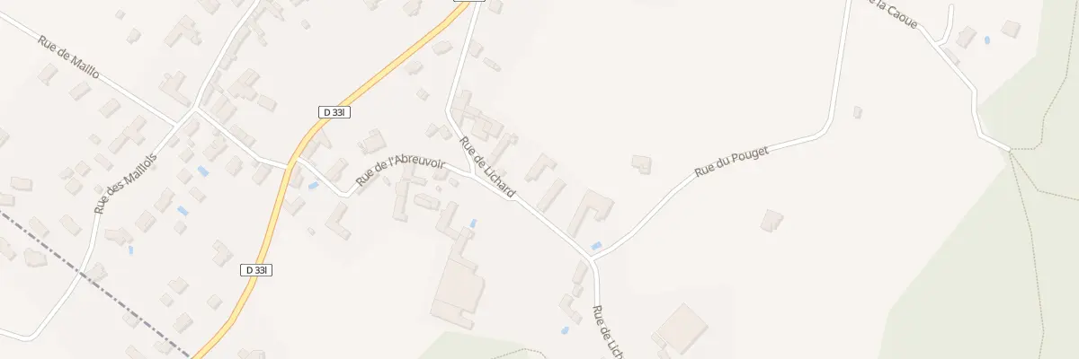 Plan du 13 Rue de Lichard à Ardiège