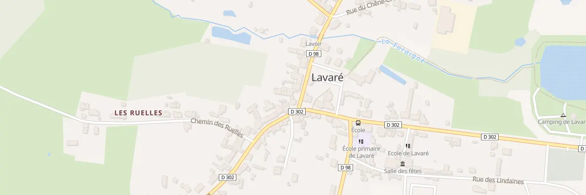 Plan du 10 Rue du Gue Long à Lavaré