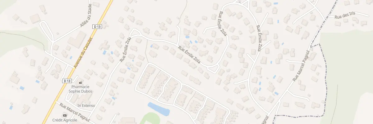 Plan du 34 Rue Emile Zola à Foulayronnes