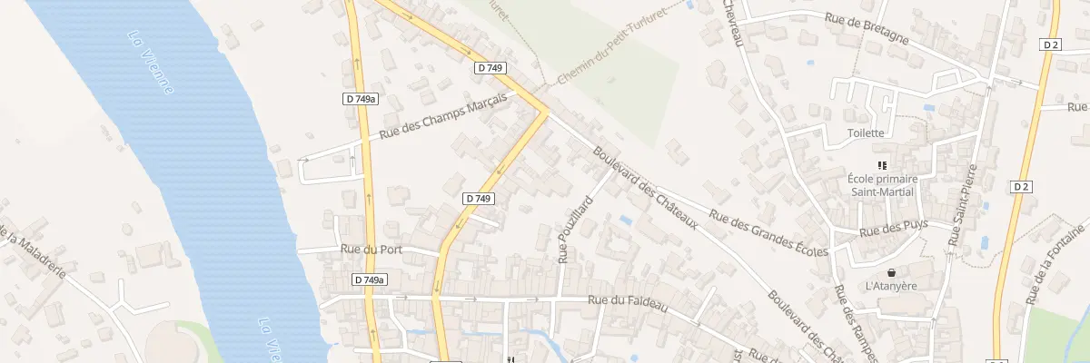 Plan du 40B Rue de Châtellerault à Chauvigny