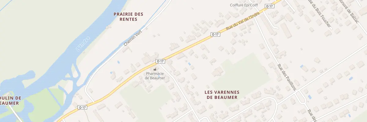 Plan du 96 Rue du Val de l’Indre à Monts