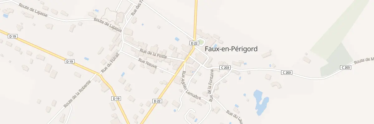 Plan du 5050 Le Bourg à Faux-en-Périgord