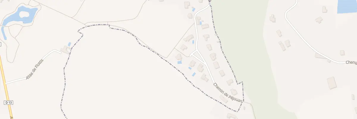 Plan du 3 All de Barsalou à Foulayronnes