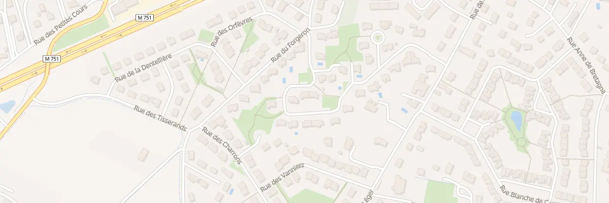 Plan du 25 Rue du Cap Soleil à Joué-lès-Tours