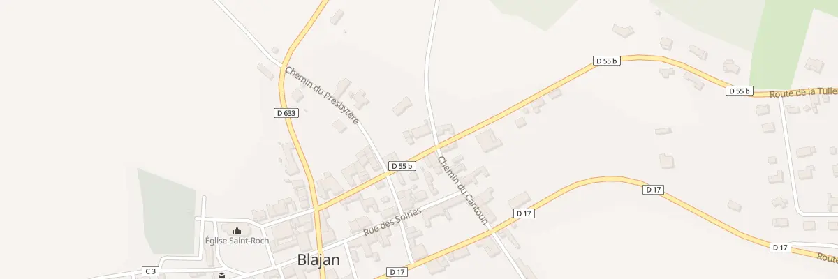 Plan du 1 Che de la Pepiniere à Blajan